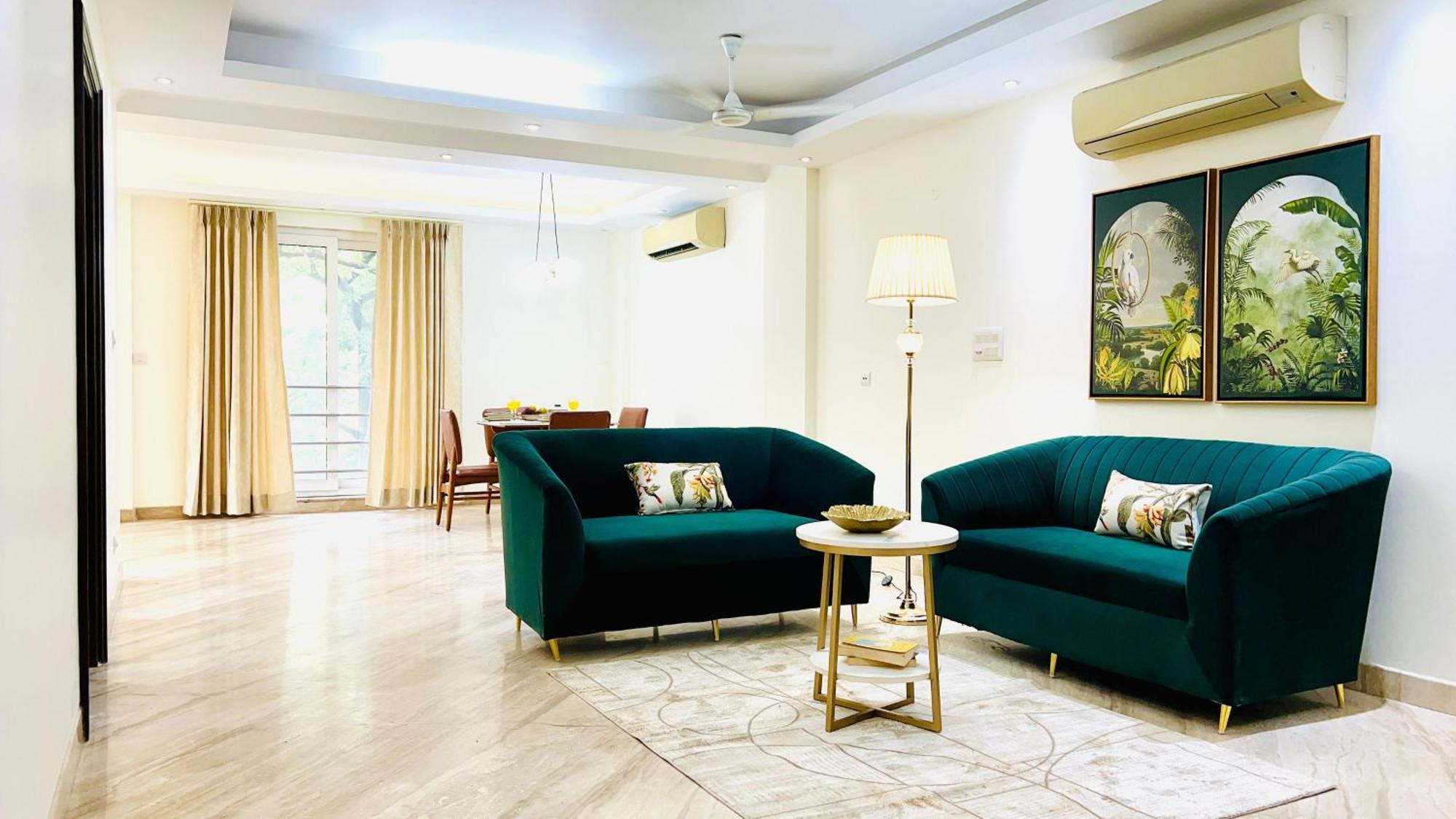 Olive Serviced Apartments - New Friends Colony Нью-Дели Номер фото